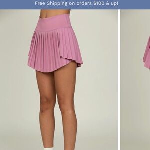 Goldhinge Pale Berry Tiered Skirt